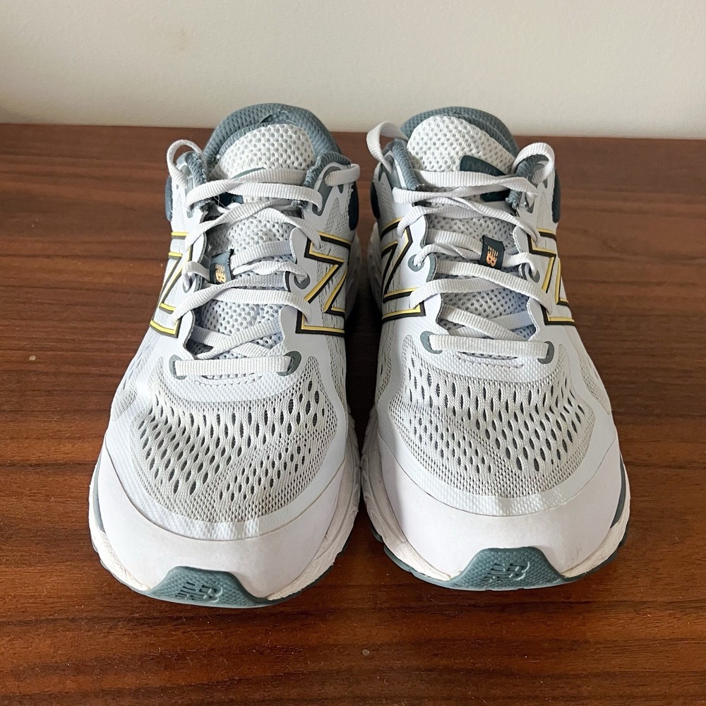 New Balance 860v6 Running Shoes Women's 9 Gray Navy Coral Athletic Sneakers - Picture 6 of 9